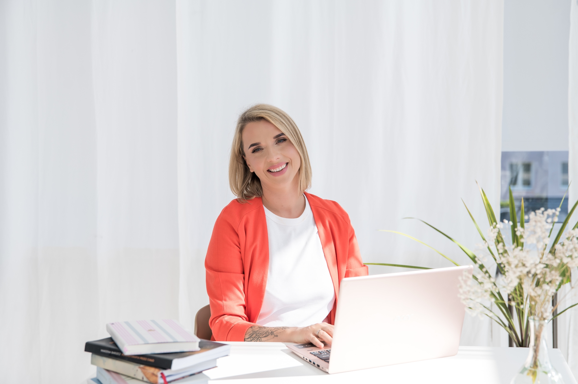 Małgorzata Sobierajska-Matczuk w pracy